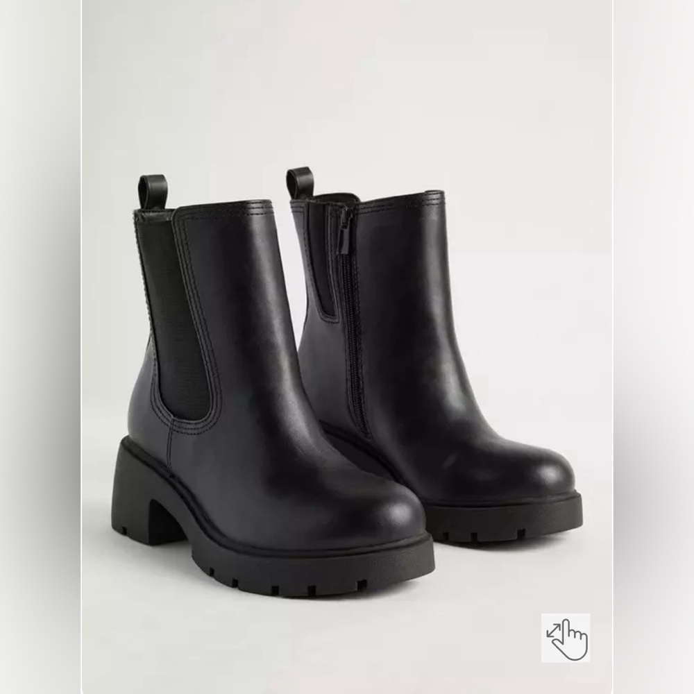 torrid Black Chunky Platform Combat Boots